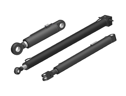 Hydraulikzylinder zum Haufen von Maschinen